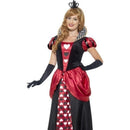 Royal Red Queen Costume Adult Alice In Wonderland Dress Crown 2