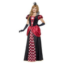 Royal Red Queen Costume Adult Alice In Wonderland Dress Crown 3