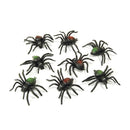 Rubber Spiders Pack of 8 Halloween Props 1