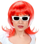 Red - White - Red Supporter Womanwig In Box
