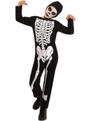Skeleton Costume Jumpsuit for Boys Cobra Kai 2