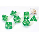 Translucent Green Poly Set Sirius Dice Gaming Accessory 1