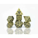 Illusory Metal Gold Poly Set Dice Set by Sirius Dice 1