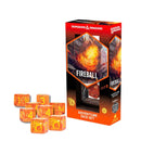 Dungeons and Dragons Adventure Dice Set Fireball Roleplaying Game Accessory