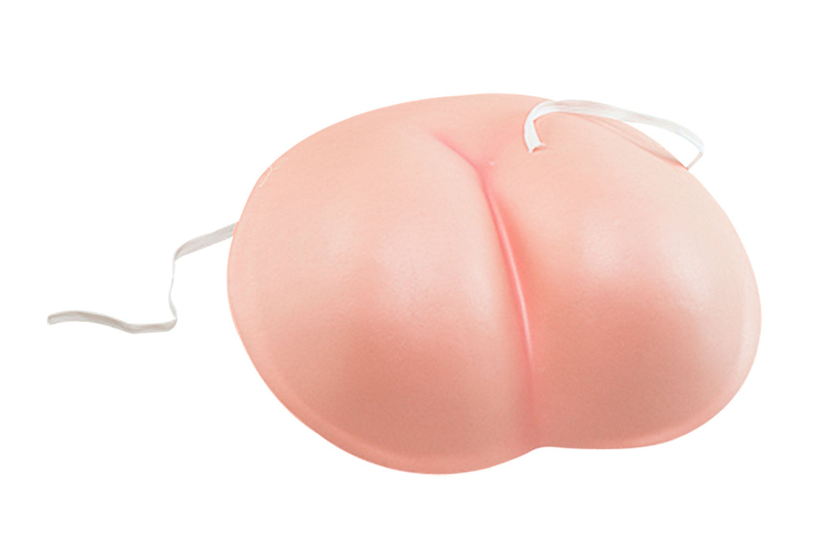 Mens Bums False Rubber Pink Saucy Goods Male Halloween Costume