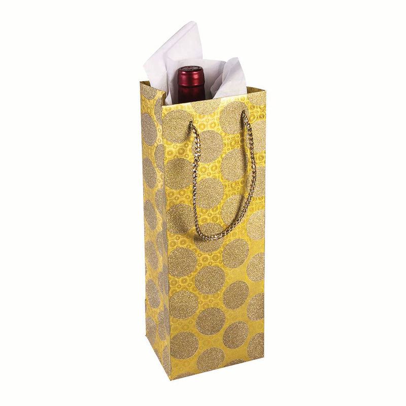 Diamond Wine Bag Dot Gold_1 SK97295