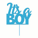 Diamond Cake Topper Light Blue Its A Boy_1 SK98477