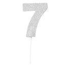 Diamond Cake Toppers Silver No. 7_1 SK99026