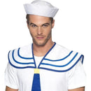 Sailor Neck Tie Adult White Blue 1