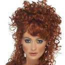 Saloon Girl Wig Adult Auburn Long Curly 2