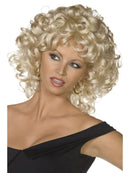 Sandy Last Scene Grease Ladies Curly Blonde Costume Wig 1