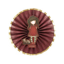 Santoro Gorjuss Ruby Paper Fans Red 1