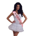 Sash Bride to Be Pink with Black Lettering 1