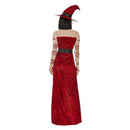 Satanic Witch Costume Red 2