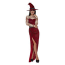 Satanic Witch Costume Red 1