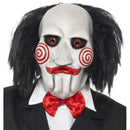 Saw Jigsaw Mask Adult Black White 1