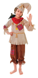 Scarecrow Top Trousers Hat Small Childrens Costume Male 1
