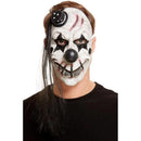 Scary Clown Latex Mask Adult White 1