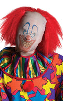 Scary Clown Mask With Wig 1