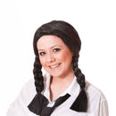 Schoolgirl Wig Black Plaits 2