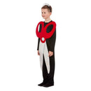 Scissors Costume Childs Black and Red Tunic with Scissors Headband 3