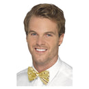 Sequin Bow Tie Adult Gold Costume Accessory 1