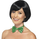 Sequin Bow Tie Green Adult Costume Accessory 2
