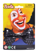 Sequin Bow Tie Black Clown Costume Accessory 1