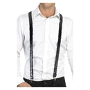Sequin Braces Adult Black 2