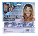 Sequin Headband Silver Costume Accessory 1