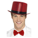 Red Sequin Top Hat Adult 2