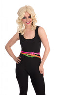 Set of 3 1980s Neon Belts Costume Accessory 1