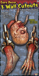 Severed Body Parts Cut Out Halloween Items Unisex 1