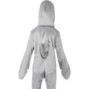 Shark Costume Adult Grey Bodysuit Hood 3