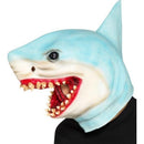 Shark Mask Overhead Adult Blue One Size Latex 1