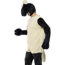 Shaun The Sheep Costume Adult White Black Jumpsuit 3