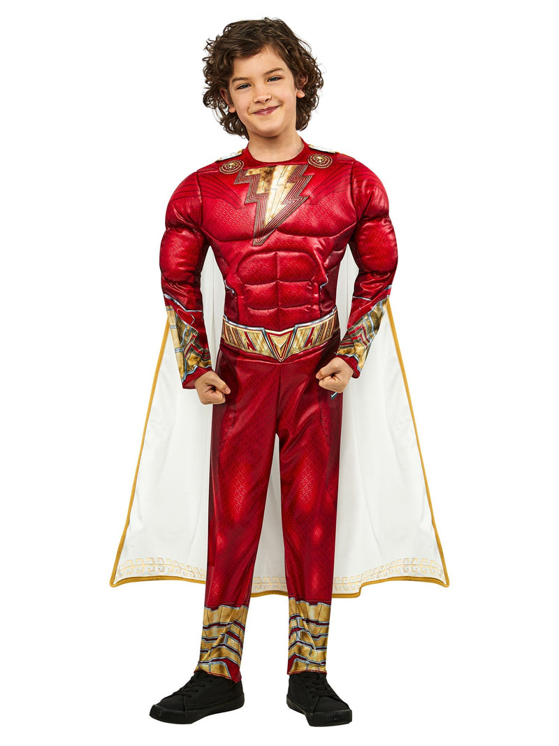 Shazam Fury of the Gods Boys Red Muscle Costume_1