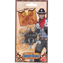 Sheriff Star Badge Adult Silver Coloured Metal 65mm Costume Accessory 2