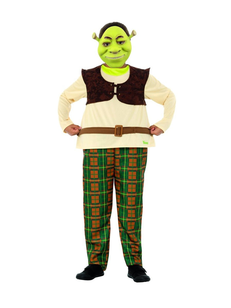 Shrek Deluxe Licensed Costume Child Green All In One