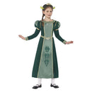 Shrek Princess Fiona Costume Kids Green Dress 1