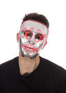 Silver Anarchy Light Up Mask 1