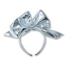 Silver Bow On Headband Costume Accessory 1