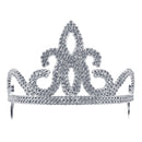 Silver Tiara Plastic Princess Costume Accessory 1