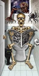 Skeleton Bathroom Door Cover 30 x 60 Inch 1