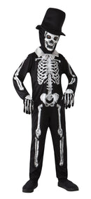 Skeleton Bone Zombie Childrens Costume 1