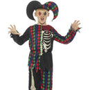 Skeleton Jester Costume Child Multi 1