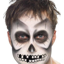 Skeleton Kit Adult Black White Face Paint Black Crayon and Sponge 1