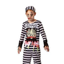 Skeleton Prisoner Boys Costume 1