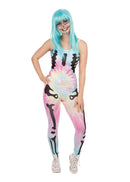 Skeleton Tie Dye Jumpsuit Medium 1