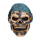 Skull Pirate Mask Green Bandana 1